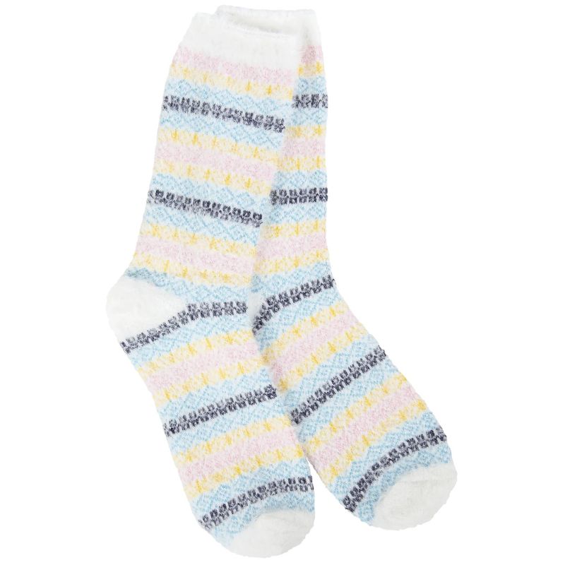 Wonderland Multi Feather Crew Socks
